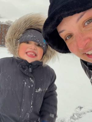 Snow day #mommy #and #liam #fyp #funday #snowday #tiktok #follow 