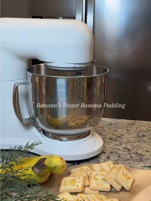 On today’s episode of I want something sweet to eat, I’m making Banana’s Foster Banana Pudding. It’s a new take on an old classic! Let me know if y’all try it out! #yummydesserts #bananapuddingrecipe #bananafostersbananapudding #HomemadeDesserts #dessertrecipe #bananafoster Banana’s Foster Banana Pudding Recipe: For the Crust 1 3/4 Cups Graham Cracker Crumbs 1/4 cup White Sugar 1/2 cup Salted Butter - Melted For the Pudding 1 package Instant banana pudding mix 1 3/4 cups Cold Milk 8oz Cream Cheese - Softened  1/2 cup Condensed milk 1 tbsp vanilla extract  For the whipped cream 1 cup Heavy whipping cream  2 tbsp powdered sugar  1 tsp vanilla extract For Banana’s Foster 1/4 cup Butter 2/3 cup brown sugar 3 1/2 tbsp banana liqueur  1 1/2 tsp vanilla extract 1/2 tsp ground cinnamon  3 bananas sliced 1/4 cup walnuts