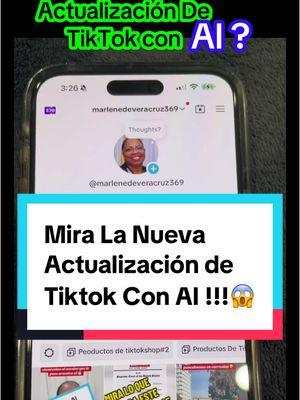 Ya Viste La Nueva Actualización De TikTok con AI 🤖??!! 😱😱 #nuevaactualizacion #nuevaactualizaciondetiktok #nuevaactualizaciondetiktokconAI #AI  #iinteligenciaartificial #viral #AIself #aiself #iayo 