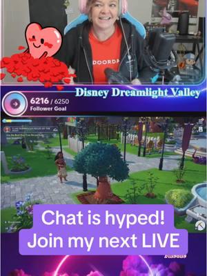 Sharing this moment when chat got hyped today. Join us Wednesday morning for the next LIVE! I love our community and I promise I will be streaming more here this year. Thank you for all of your support.  #tiktoklive #livehighlights #jaxboxchick #DisneyDreamlightValley #gaming #GamingOnTikTok 