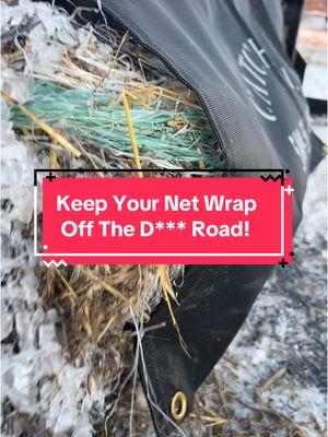 It’s feeding season…which means it’s also finding net wrap all over the countryside season. Be part of the solution, not part of the problem. Cattle prices have been great lately so you should have a few dollars to get yourself one (or more) of these Catch-All Bags. It uses really strong magnets so it’s easy to mount to your headache rack or cake feeder!  Get yours today and keep your net wrap off the dang road!  #fy #fyp #farmtok #ranchtok #agtok #kansas #cattle #grazing #hay #netwrap #catchall #alfalfa #roundbales 