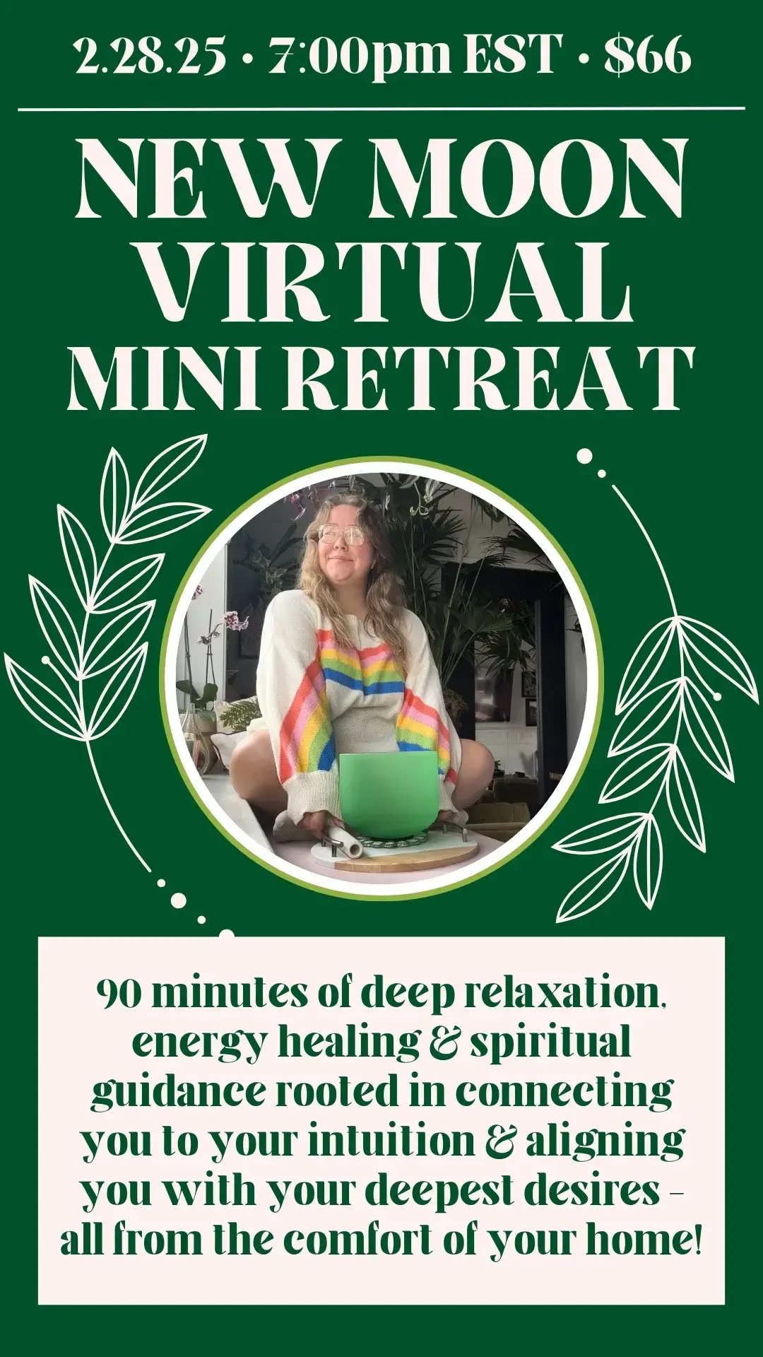 Ahhh my first virtual retreat is finally happening!!  2.28 is a New Moon plus 7 other planets will be in alignment so I wanted to dive into that energy & bring you a brand new experience that’ll connect you to your intuition and give you the space to call in your deepest desires!  We’ll be spending 90 minutes practicing breathwork, guided meditation & journaling, discussing the current astrology & how to harness that energy & I’ll be sending healing reiki energy to pull it all together!  This experience is a long time coming & I can’t wait to see you there!  OH & PS - the first 5 people to sign up get a bonus 30min 1:1 call with me after the retreat to chat about your experience & process anything that came through for you! 🤩 #virtualretreat #retreat #HealingJourney #breathwork #meditation #manifestation #astrology #energyhealing #energyhealer #spiritualhealing #plantmedicinecoach 