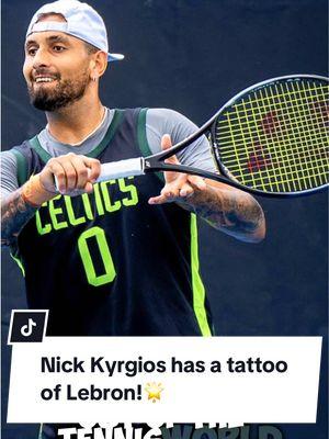 Replying to @valentin riveros 🌟Nick Kyriogs tattoo collection features LeBron, Kobe and a bunch of Pokemon! #nickkyrgios #nickkyrgiosedit #inkednba #lebron @Nick Kyrgios 