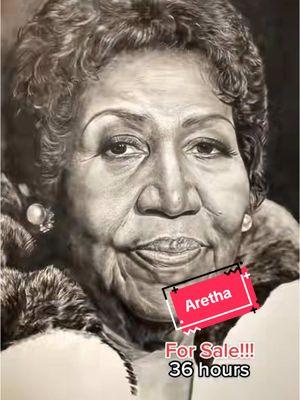 Area Franklin in Charcoal, one of my favorite divas. One of a kind  lady.  I enjoy creating this piece so much. She exudes such  character in details through the textures along with the glint in her eyes that experienced so much joy, pain and endurance. She is missed, and was a treasure. Queen of soul. #wolfardstudios #queenofsoul #arethafranklin #justaglimpse 