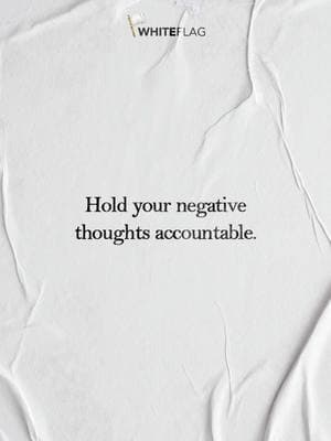 Somewhere along the way, our negative thoughts began to receive more patience and grace than our positive ones.  Hold. Them. Accountable.  They don't have as much power as you think. #MentalHealth #mentalhealthcommunity #mentalhealthmatters #negativethoughts #negativethinking #positivethoughts #positivethinking #pessimism #pessimistic #optimism #optimistic #outlook #perspective #viewpoint #glasshalffull #glasshalfempty #foodforthought