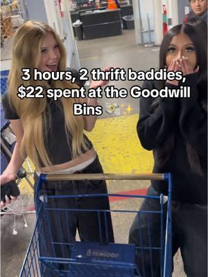 3 hours, 2 thrift baddies @😴 & $20 spent goodwill bins #goodwill #thrift #goodwilloutlet #depopseller 