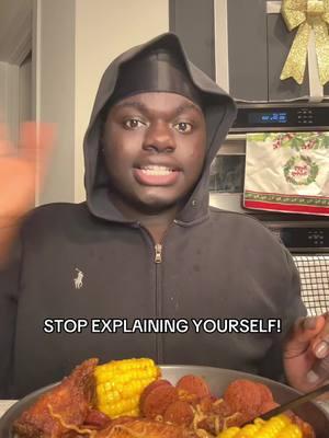 stop explaining yourself! 😬 no more explain “why” in 2025. #mukbang #stopdoingthis #relatable #dontexplainyourself 