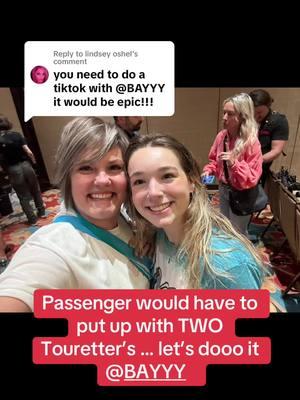 Replying to @lindsey oshel met this sweet sweet girl in Dallas, TX at TicCon. We talked about doing Uber together (her in the front seat with me) with the passenger not knowing what’s going on. 🤣🤣🤣🤣 I think it’d be great. Mayyy just have to go on a lil roadtrip to see my girl xoxo @BAYYY #TicsTripsTruths #JeannaUberStories #UberTourettes #TouretteSyndromeAwareness #TouretteSyndrome #Viral #AuntieGigiAndBaylen 