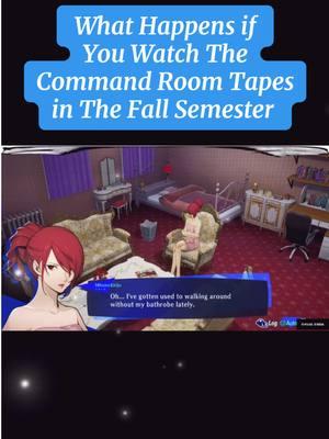 If you watch the command room tapes during Persona 3 Reload’s Fall Semester this happens… #persona #persona3 #persona3reload #p3 #p3r #mitsuru #mitsurukirijo 