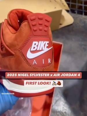 Closer Look at the Nigel Sylvester x Air Jordan 4 SP "Firewood Orange" 🔥 Expected to Release March 23rd! Are you copping? 👀💭 via @zsneakerheadz on IG #jordan4 #airjordan4 #nigelsylvester #sneakerheads