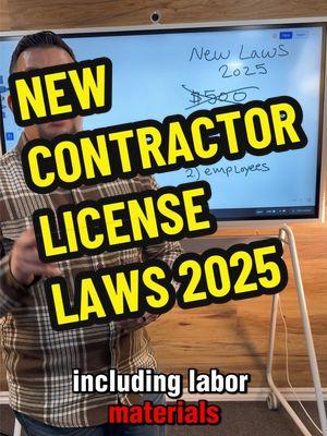 #fyp #contractor #contractorslicense #latinos #mexican #licenciadecontratista #landscaping #concrete #roofing 