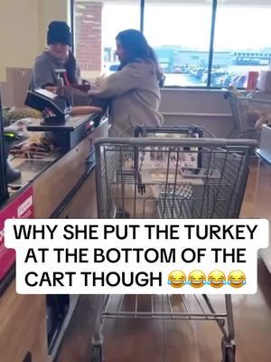 she think she slick at checkout😂#grocery #store #checkout #steal #food #slick #trick #LifeHack #shoppingcart #fyp #foryoupage #viralvideo #funnyvideo #different #women #race 