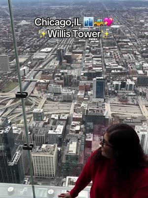 Visitamos el Skydeck dentro del Willis tower 🥰🏙🚕💖 #willistower #chicago #torrewillis #chicagoillinois🇺🇸 #enchicago #lanochequechicagosemurio #fyp #illinois 