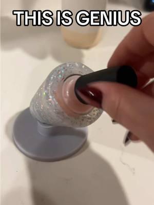 The amount of times I’ve accidentally tipped over a nail polish 🫣 #nailpolish #nailpolishholder #polishholder #nailpolishhack 