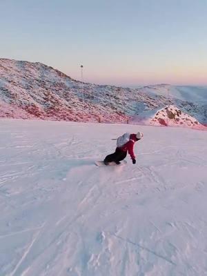 General's Hill sunset: sky on fire, epic views!#Xinjiang #snow #wintervibes