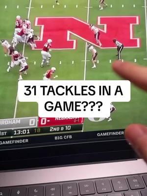 Most tackles in a game (31) 😳💥 . . . #linebacker #linebackers #linebackertraining #linebackerdrills #offseasontraining #CollegeFootball 