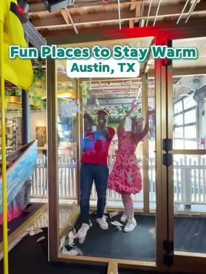 Fun Indoor Things to Do in ATX ❄️ Follow @mycurlyadventures_ for more unique things to do in Texas 🗺️ Now that the cold has set in, I’ll be counting down the days until swimming hole season returns. In the meantime, Austin has plenty of amazing indoor spots to explore! You can: ⛳️ Play quirky mini golf at Holey Moley 🤯 Go crazy at The Breaking Point 👾 Train like a ninja at Activate Games 👙 Slip down waterslides at Kalahari Resort (grab a day pass) 🍦 Take adorable pictures at the Museum of Ice Cream 🧶 Create your own rug at Fuzz Lab Comment “Link” and I’ll send you my full list of things to do in Austin, TX 🥰 You can also check out @ouraustinadventure for more ATX recommendations #atx #austinthingstodo #austinindoor #atxthingstodo #texastravelblogger #texaatravel #austintexas #austin