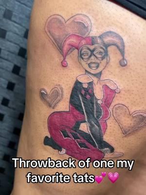 🥲I’ll miss the inkkk ughhh 💗s.o. To my artist @Inkdrippeddomo #tats#harleyquinn#harleyquinn#tattoos#foryou#foryoupage#art#inkdrippeddomo#inkdripped #bayarea#cali#bayareatattoo