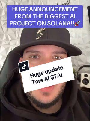 Don’t sleep on Tars Ai $TAI on the Solana network!! HUGE POTENTIAL! #solana #ai #sol #tarsai