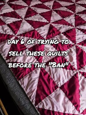 Replying to @healingasamomof8 #selfpromotion #crafter #quilter #pink #funky #sewing #quilt #blanket #vintage #thriftstore #70s #TikTokShop 