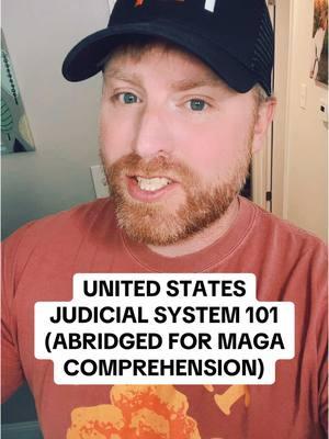 Judicial system 101 for maga. #judicialsystem #judge #federaljudge #democrats #democrat #maga #republicans #themoreyouknow 