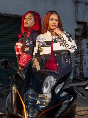 BIKER CHICKS 🏍️🔥🏁  First photoshoot of 2025  Photography By @Brandon Floyd  Ft: My good sis @Red  #like #photoshoot #hayabusa #motorcycles #model #ncmodel #fashion #2025