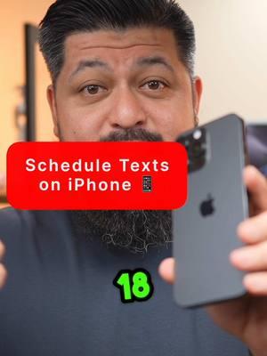 Schedule Texts in iOS 18 – Game Changer! #iOS18Tips #iPhoneHacks #AppleTips #iMessageTricks #ProductivityHacks #TechTips #iPhoneFeatures #TextScheduling 