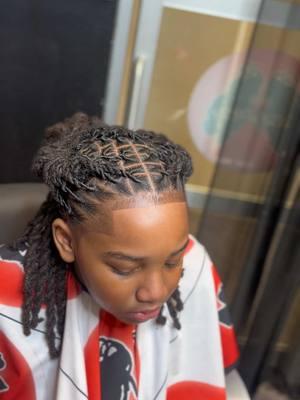 Happy 11th birthday Carter 🔥❤️ 1 stop shop 💈  I started his locs when he was 5 ✅ #kidlocs #clevelandohio #boyswithlocs  Follow me on IG for more Locsbydrezzy