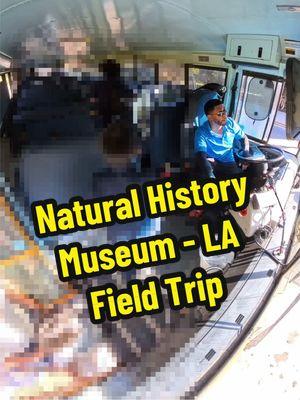 LA Natural History Museum Field Trip #schoolbusdriver #dayinmylife #Vlog #Vlog #naturalhistorymuseum 