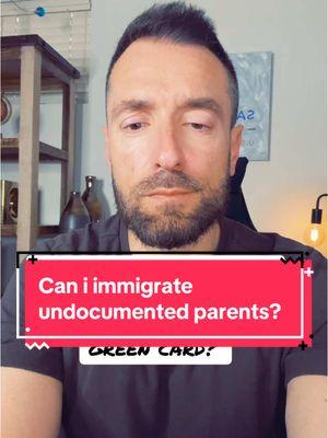 When a child turns 21, they can petition for their parents to receive a green card. However, this process is far from straightforward for those who entered illegally. Parents who entered unlawfully generally can't adjust their status within the U.S. unless they meet specific exceptions #greencard #parents #immigrationlawyer #undocumentedimmigrants 