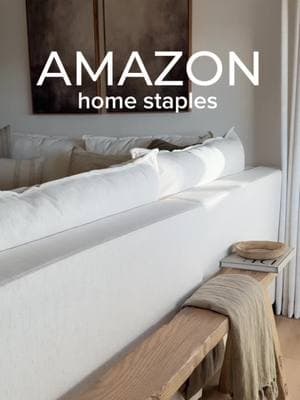 Amazon home staples! So many great affordable finds!  🔗🔗’s in my Amazon Storefront under “home favorites”!  #amazonhomefinds #amazonfinds #neutraldecor #homestaples #affordabledecor #organicmodern #neutralhome 