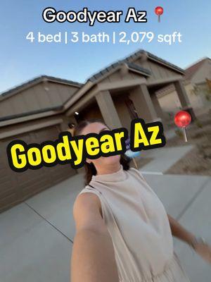 Comment “Goodyear” for full details!   4 Bed | 3 Bath | 2,079 SqFt List price: $475,000 Down payment:$16,625 First time homebuyer down: $0  ✨New Built ✨All Appliances  ✨4.875% interest rate  Call or txt me with any questions 📞  Ready to start a game plan?  𝑳𝒊𝒏𝒌 I𝒏 𝒎𝒚 𝒃𝒊𝒐 📱  Iris Beas, Realtor® eXp | Beas Homes Group ✨ 📱623.293.6902 Beashomes.com  #beashomes #hometour #homeowner #viralvideo #fy #house #newbuild #azrealtor #goodyearaz #goodyear #firsttimehomebuyer #arizonarealestate 