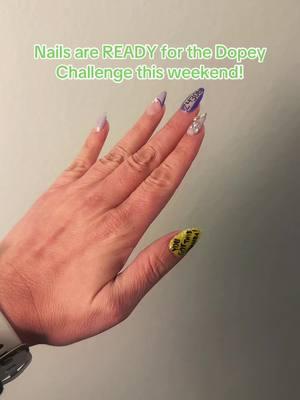 I’m nervous for the 48.6 miles this weekend but when I feel like I’m about to pass out I’ll look down at my nails and remind myself that these babies need to make it across that finish line 🤣 #dopeychallenge #disneymarathon #rundisney #disneymarathon2025 