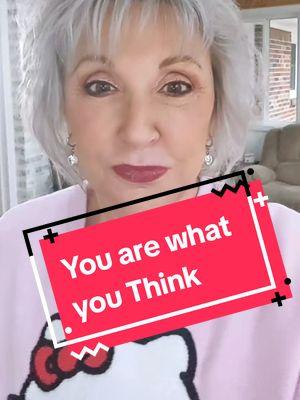 What you think  you become! Speak  to yourself  with positivity! #beyou #makeupartist #loveyourself #nevertooold #seasonedsenior 