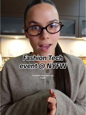 So excited for this event! Fashion Tech takes on NYFW👏👏 #fashiontech #fashiontechnology #fashiontechgirl #nyfw #nyfwevents #nyfw2025 #nyc #nycfashion 