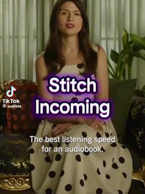 i fear we are losing the ability to reason with context AND I think a lot of people forget that audiobook narration is, at its core, a performance. You know who doesn’t forget that? The performer! 💀 Why are people mad at performers who think their performances should be taken in at the speed that they performed it?? but lowkey if it really gets people riled up enough to not use audible I guess that’s a win? 😅 #audiobooks #audiobooktok #BookTok #audible #booktoker 