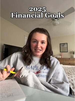 My 2025 financial goals! #financialgoals #personalfinance #debtpayoff #savings #2025goals ##moneygoals 