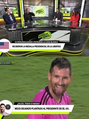 "Otra vez ESPN defendiendo a #LionelMessi" 😳 #Messi no fue a recibir su reconocimiento a la #CasaBlanca este fin de semana por "problemas de agenda". 👀 #MLS #InterMiami