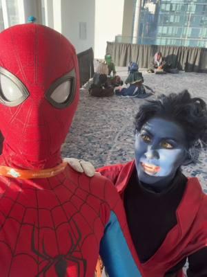 Spidey and Kurt !! Here’s a fun little skit @Andrew and I filmed at NYCC this year :) #nycc #nycc2024 #newyorkcomiccon #newyorkcomiccon2024 #cosplay #cosplayer #nightcrawler #nightcrawlercosplay #xmen #xmencosplay #marvel #marvelcosplay   #kurtwagner #kurtwagnercosplay #spiderman #spidermancosplay 