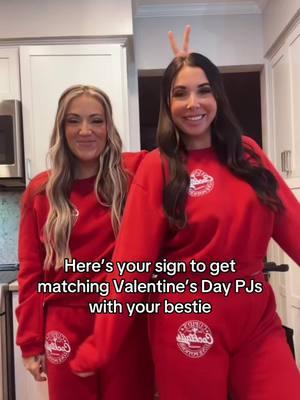 I like me better when I’m with you ❤️ . . @Tatiana  #ValentinesDay #vday #valentinesday2025 #besties #galentinesday #Love #BestFriends #twinning #matching #matchingpajamas #phs #valentinesdsypjs #single #singlebesties