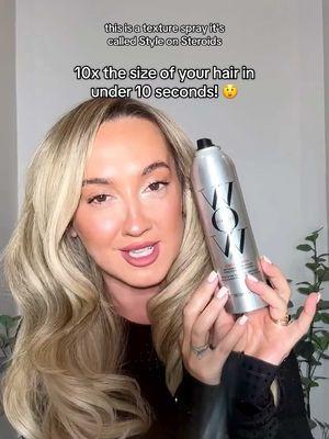 Flat hair who? We don't know her here 😌 Style on Stero!ds is your secret weapon for big, sexy hair that LASTS! 💥 Its unique moisturizing formula keeps your strands soft, lightweight, and touchable—never dry or sticky. Just endless volume you'll love! @laurenaamara #colorwow #volume #bighairhack #flathairhack #volumehack #hair #hairtok 