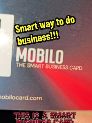 My business networking has just gotten easier! Upload your contact information. Have your new clients just tap their phone on this card, or scan the QR code on the back for easy contact sharing. No more paper business cards for us! This new business card helps the environment too!! Click the link in the video to snag one for your business today! #fyp #mobilo #business #card #tap #scan #qrcodes #businesstips #businesstricks #businesscard #smartbusinesscard #businessmoves #dreamriderentals #quickandeasy @MOBILO 