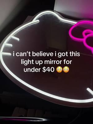 Love that this is so bright and perfect for a vanity mirror! #neonsigns #catmirror #catlovers #mirrors #neonmirror #neonmirroraesthetic #vanitymirror #vanity #selfiemirror 