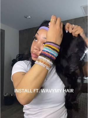 glueless unit from @Wavymy hair @WavyMyHair 🖤 #wavymyhair #wavymywig #wavymylayers #tiktoksale 