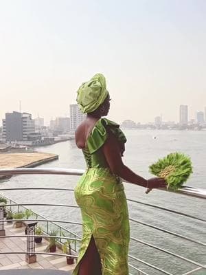 Yall i look so good in green 💚 #green #asoebi #nigeriantiktok #lagos #nigerianwedding 