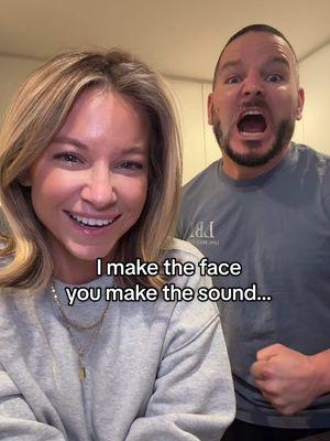 Our kids think we’re nuts 😂😆 #imakethefaceyoumakethesound #coupleschallenge #imakethefaceyoumakethesoundchallenge #couplescomedy #couplestiktok #couplesoftiktok #husbandsoftiktok #husbandandwife #wifeandhusband #marriedlife #MomsofTikTok #momtok #momof2 #marriedlifehumor 