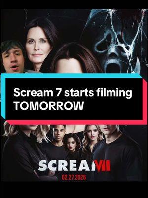 HELLO SIDNEY #scream #scream7 #horror #sidneyprescott #nevecampbell #galeweathers #courteneycox #ghostface #screamfranchise #horrornews #fyp #greenscreen 