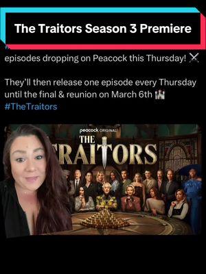 Follow me for all things Big Brother/Reality Competition Series & More✨#fyp #thetraitors #traitors #peacock #thetraitorsseason3 #thetraitorsus #cbsbigbrother #cbsbigbrotherfans @Peacock 