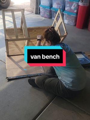 I'd like to nominate myself for the "strangest way to build a van bench" award. once this comes together a bit, it'll make more sense. This is the last piece of furniture I need to build for my van home! 💚💚💚 #vanlife #vanconversion #diyvan #vanconversion #solofemalevanbuild #vanconversionproject #diyvanconversion #diyvanbuild