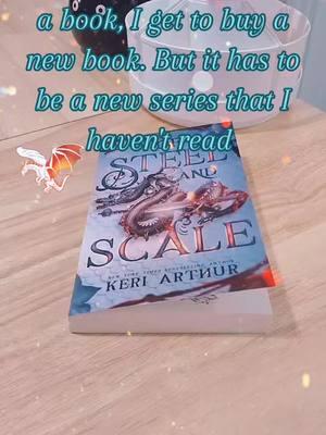 This is going to help me read more. 😂 Of Steel and Scale by Keri Arthur. The Drakkon Kin Series Book 1 #keriarthur #booktiktok #dragonbooks #barnesandnoble #cardstockcrafts #saillyscreations #readingjournal #fantasybooks #magicbooks #newbookseries 